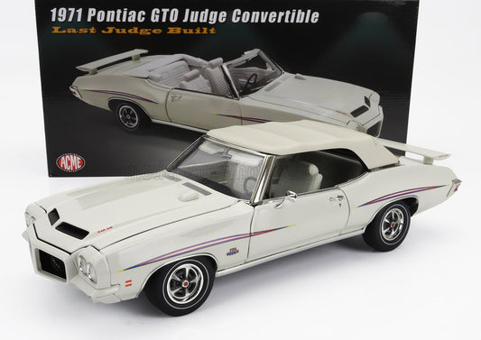 ACME-MODELS - PONTIAC - GTO JUDGE CABRIOLET 1971 - LAST JUDGE BUILT