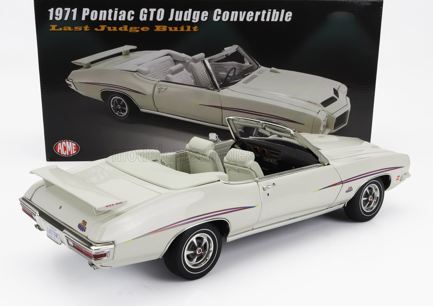 ACME-MODELS - PONTIAC - GTO JUDGE CABRIOLET 1971 - LAST JUDGE BUILT