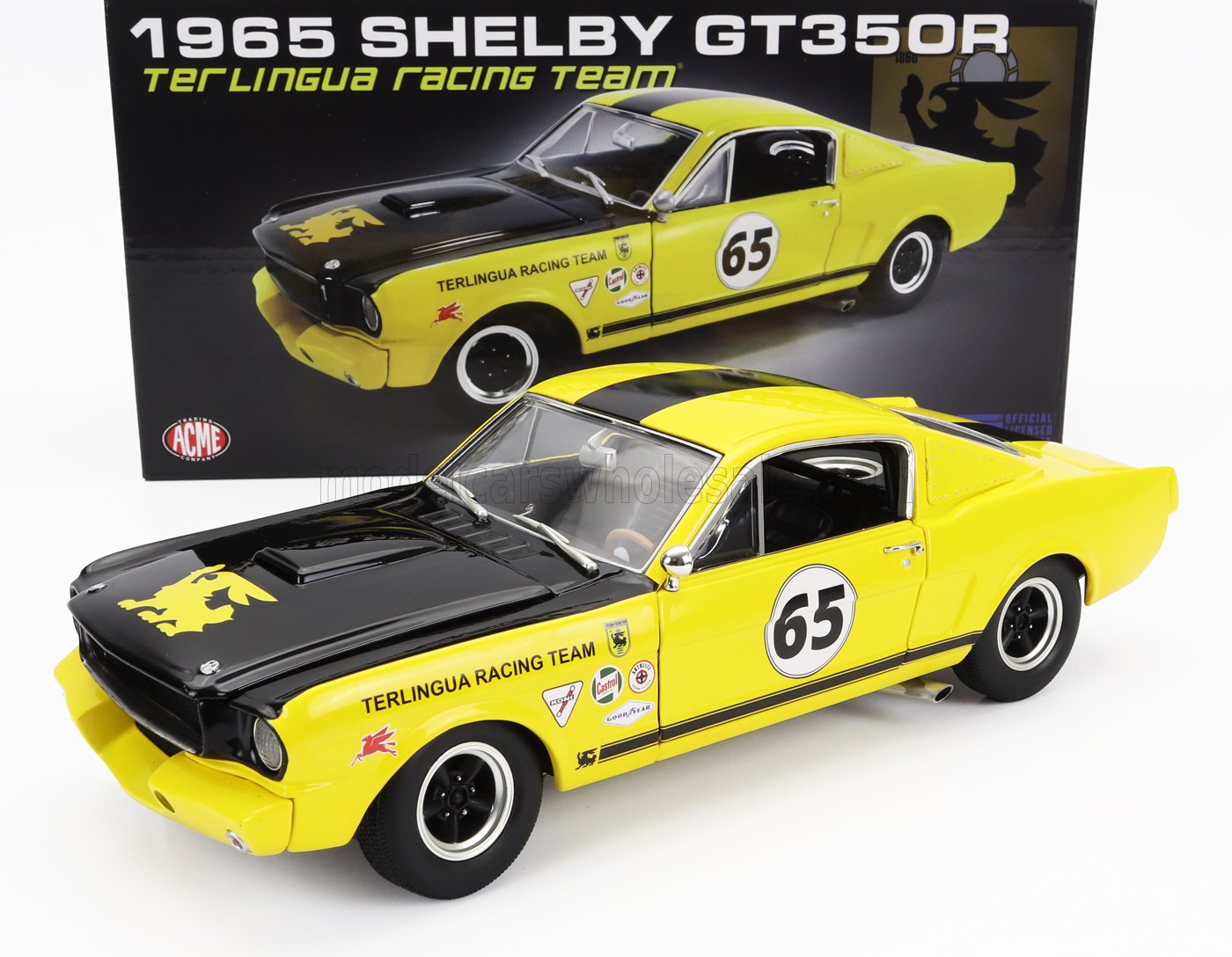 ACME-MODELS - FORD USA - MUSTANG SHELBY GT350R TEAM TERLINGUA RACING N 65 RACING 1965