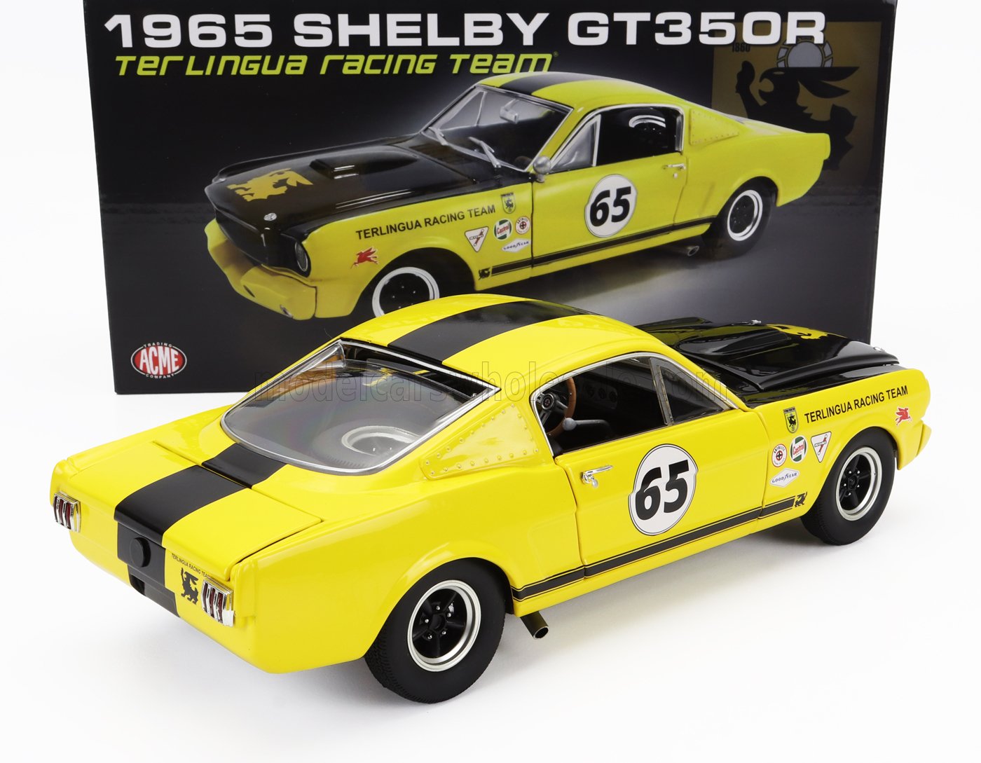 ACME-MODELS - FORD USA - MUSTANG SHELBY GT350R TEAM TERLINGUA RACING N 65 RACING 1965