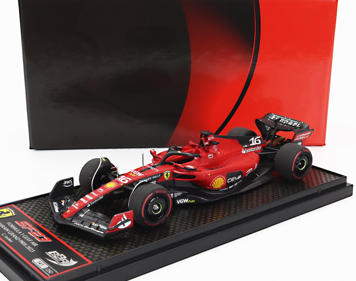 BBR-MODELS - FERRARI - F1 SF-23 TEAM SCUDERIA FERRARI N 16 BAHRAIN GP 2023 CHARLES LECLERC