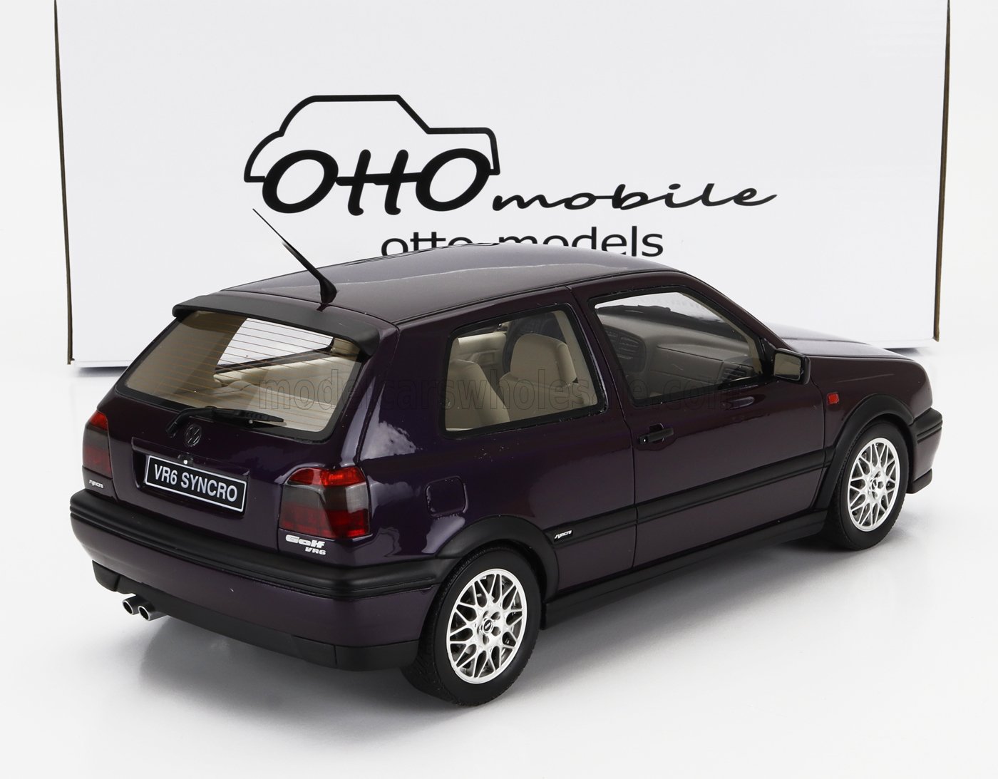 OTTO-MOBILE - 1/18 - VOLKSWAGEN - GOLF III VR6 SYNCRO 1995 - SYNCRO RED