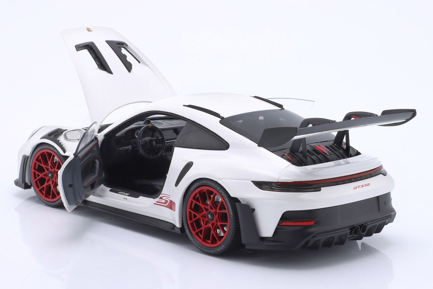 MINICHAMPS - PORSCHE - 911 992 GT3 RS COUPE 2022 - RED RIMS