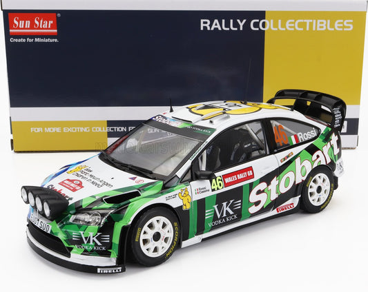 SUN-STAR - FORD ENGLAND - FOCUS RS WRC STOBART N 46 RALLY WALES GB 2008 VALENTINO ROSSI - CARLO CASSINA