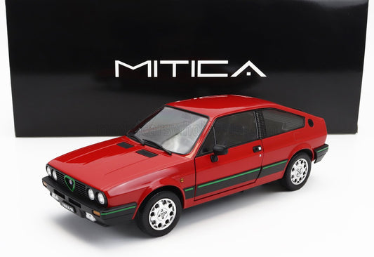 MITICA-DIECAST - 1/18 - ALFA ROMEO - ALFA ROMEO SPRINT 1.5 QUADRIFOGLIO VERDE 1983 - ROSSO ALFA RED