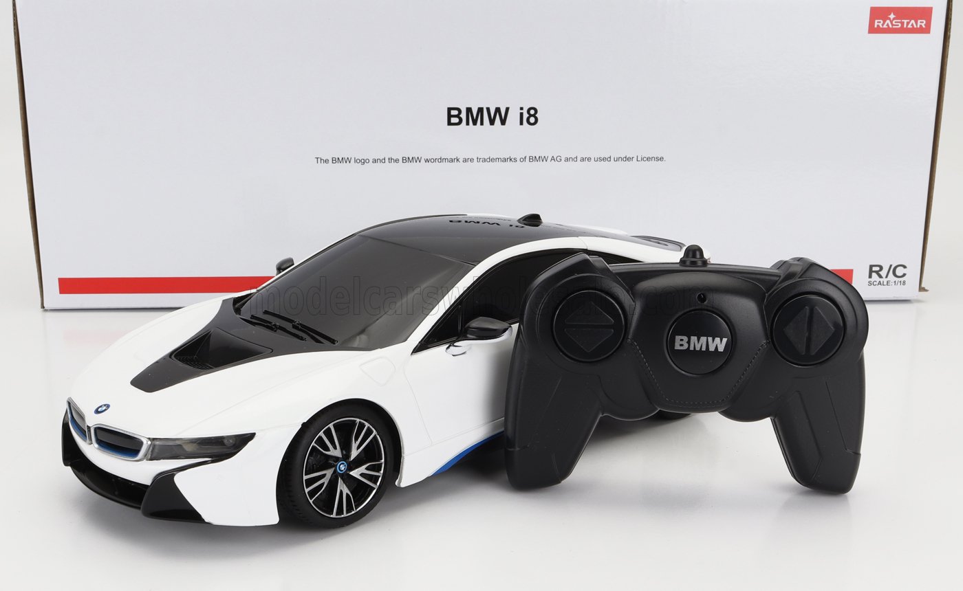 MONDOMOTORS - 1/18 - BMW - i8 COUPE 2018 - WHITE BLACK