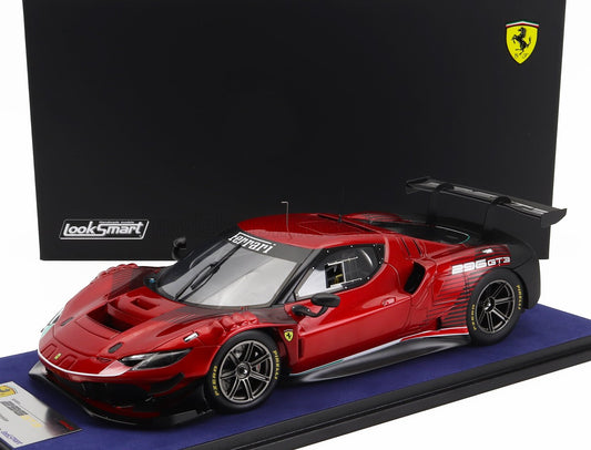 LOOKSMART - FERRARI - 296 GT3 EVO 3.9L TURBO V8 N 0 LAUNCH VERSION 2022 - CON VETRINA