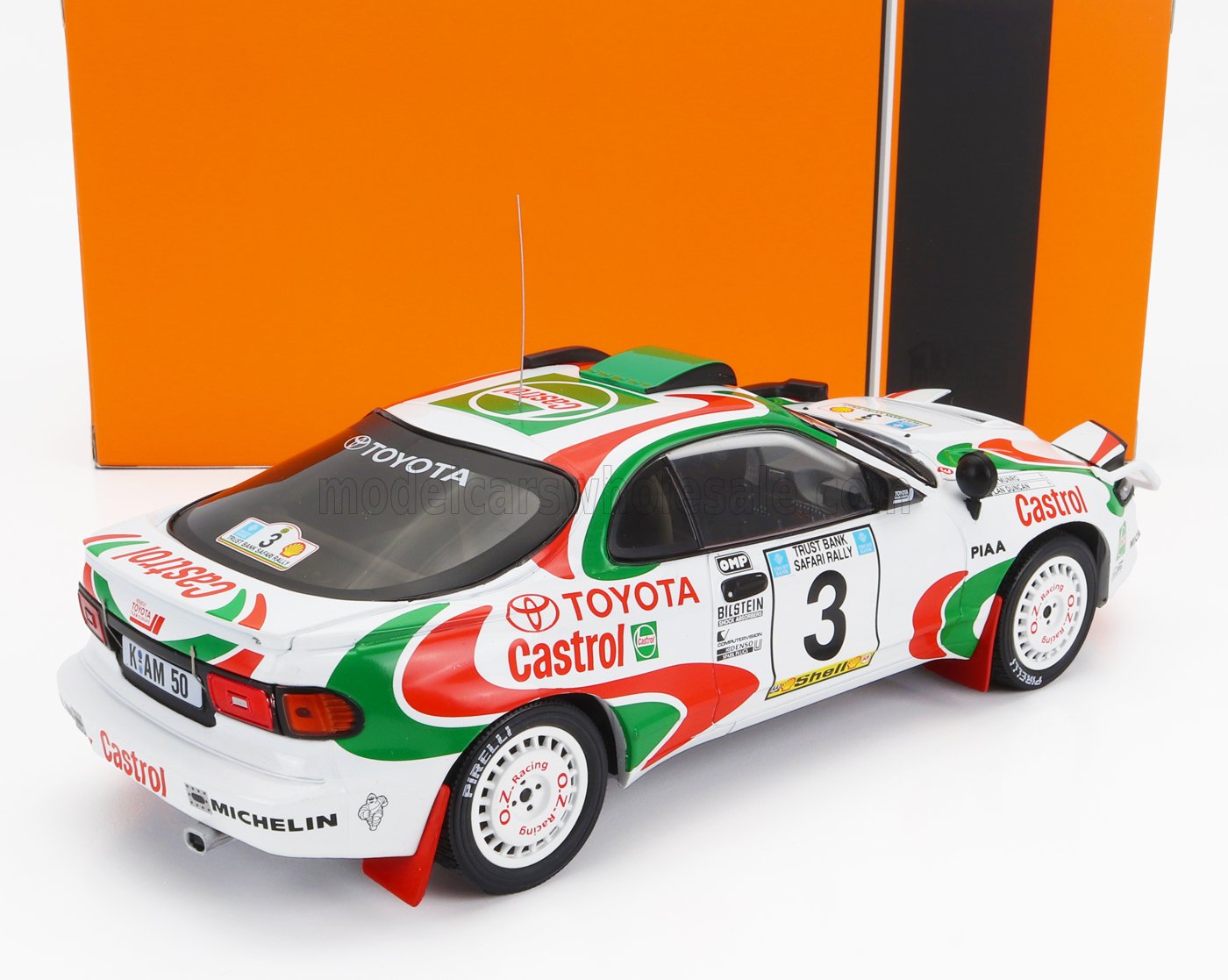 IXO-MODELS - TOYOTA - CELICA GT4 TURBO 4WD ST185 TEAM CASTROL N 3 3rd RALLY SAFARI 1993 IAN DUNCAN - IAN MUNRO