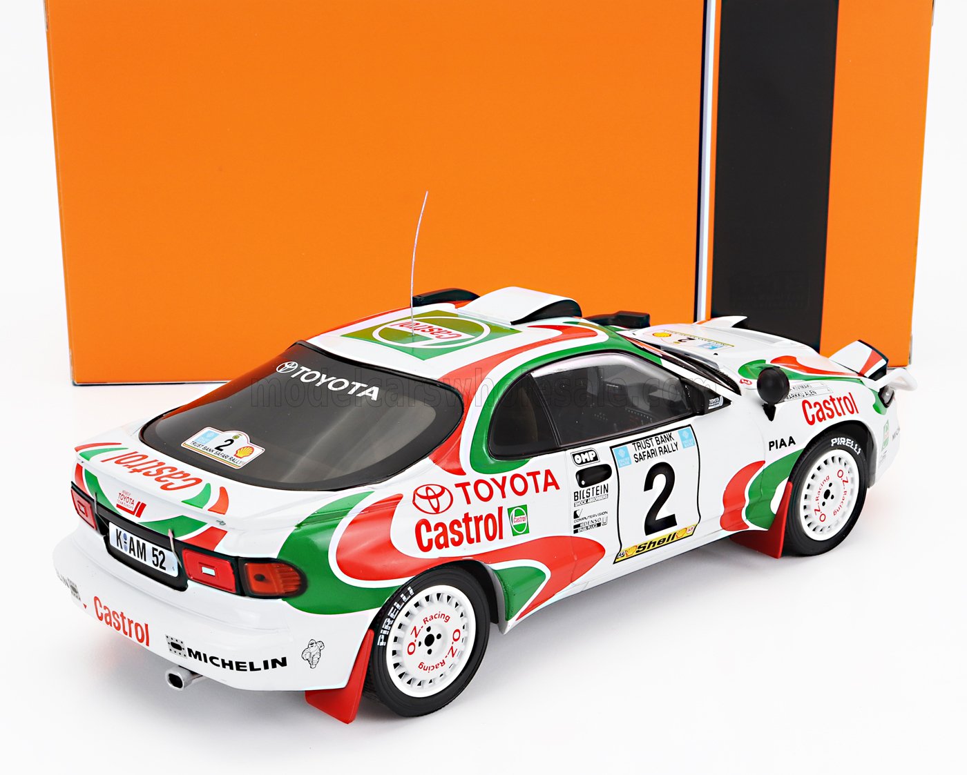 IXO-MODELS - TOYOTA - CELICA GT4 TURBO 4WD ST185 TEAM CASTROL N 2 2nd RALLY SAFARI 1993 ALEN MARKKU - ILKKA KIVIMAKI