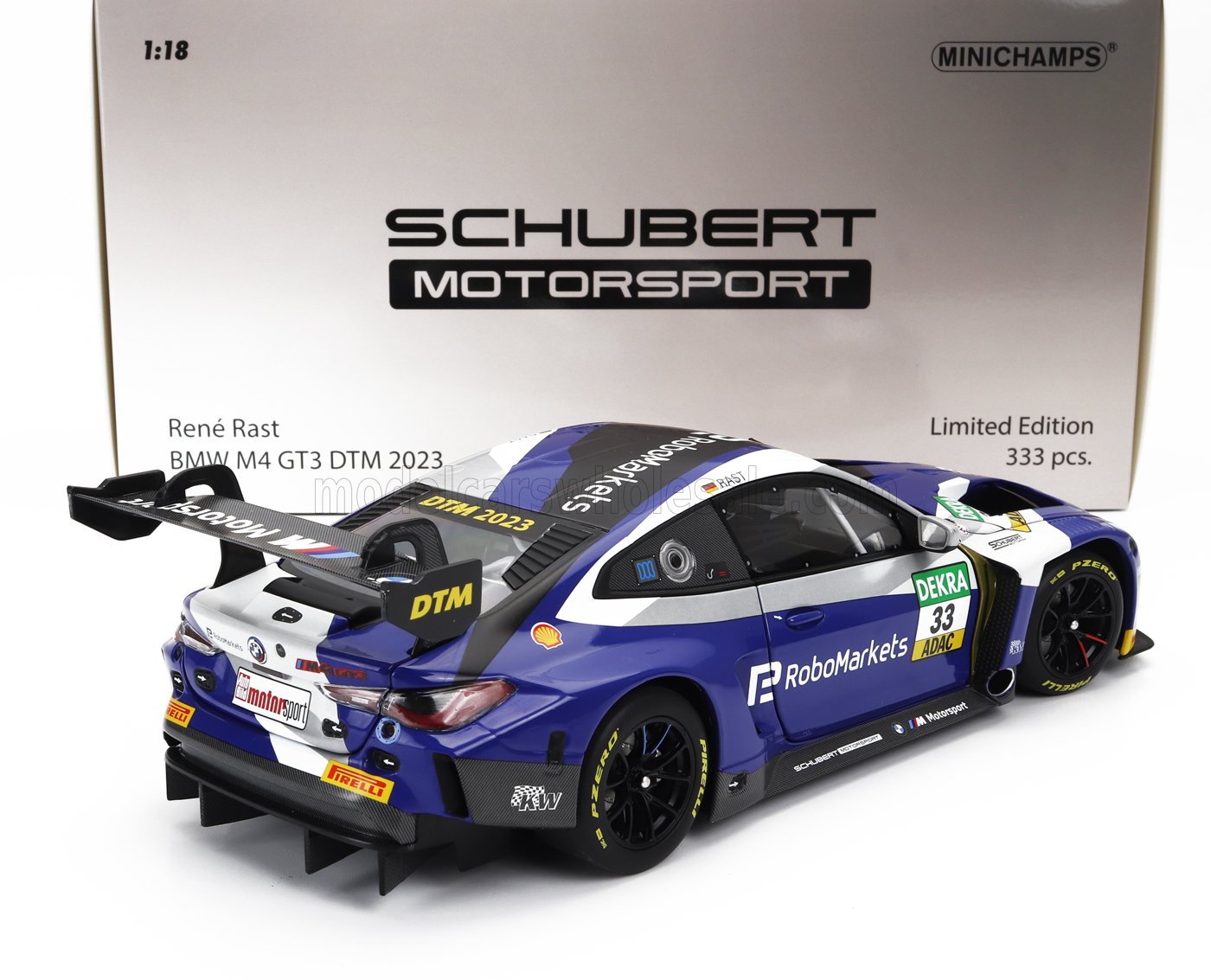 MINICHAMPS - BMW - 4-SERIES M4 GT3 TEAM SCHUBERT MOTORSPORT N 33 SEASON DTM 2023 RENE RAST