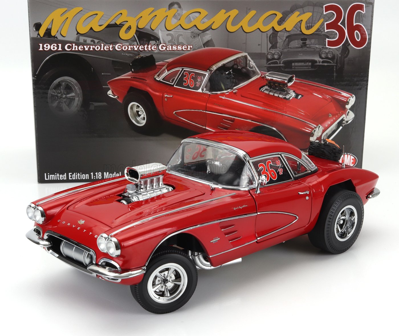 ACME-MODELS - CHEVROLET - CORVETTE GASSER N 36 RACING 1961