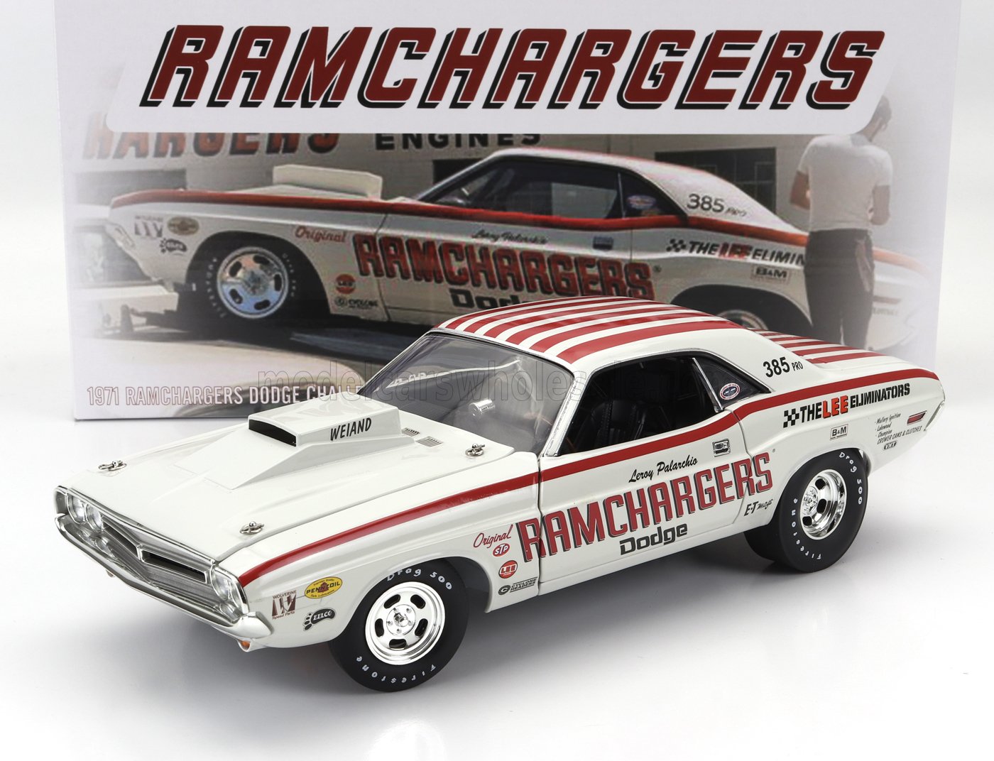 ACME-MODELS - DODGE - CHALLENGER HEMI COUPE ROD SHOP PRO STOCK N 333 RACING 1971 MIKE FONS