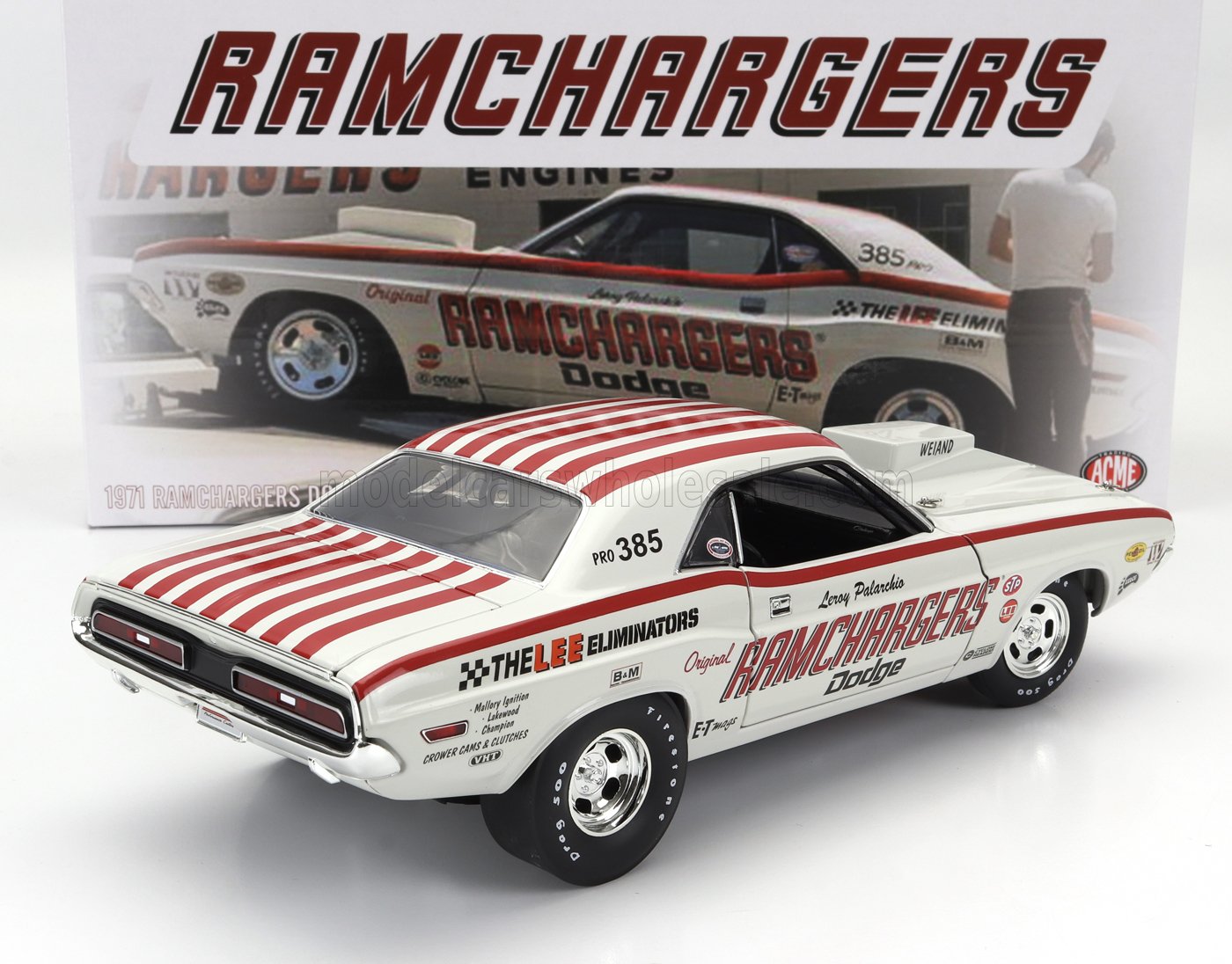 ACME-MODELS - DODGE - CHALLENGER HEMI COUPE ROD SHOP PRO STOCK N 333 RACING 1971 MIKE FONS