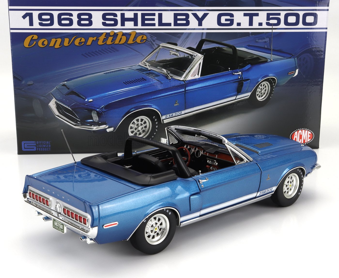 ACME-MODELS - FORD USA - MUSTANG SHELBY GT500 CABRIOLET 1968