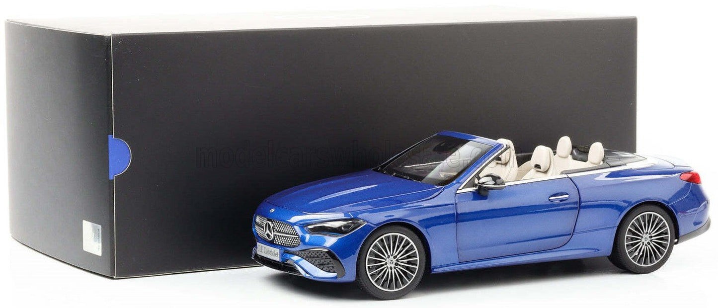 NOREV - 1/18 - MERCEDES BENZ - CLE-CLASS CABRIOLET (A236) AMG LINE 2024 - SPECTRAL BLUE BLACK