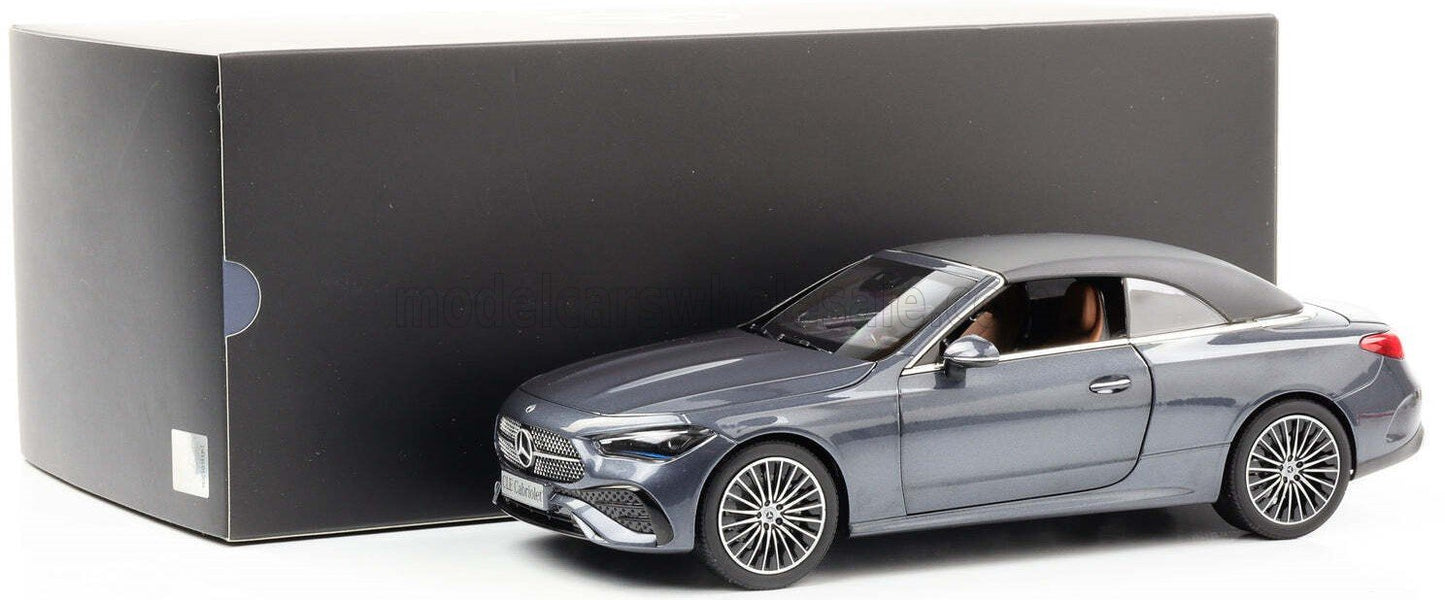 NOREV - 1/18 - MERCEDES BENZ - CLE-CLASS CABRIOLET (A236) AMG LINE 2024 - GRAPHITE GREY BLACK