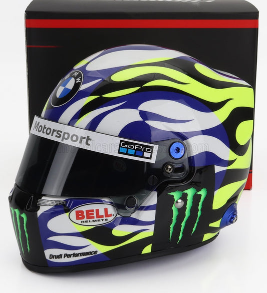 BELL HELMET - CASCO HELMET VALENTINO ROSSI BMW M4 GT3 WRT 2023 - BLUE WHITE YELLOW BLACK