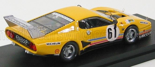 BEST-MODEL - 1/43 - FERRARI - 512BB LM N 61 LE MANS 1980 BEAURLYS - FAURE - YELLOW