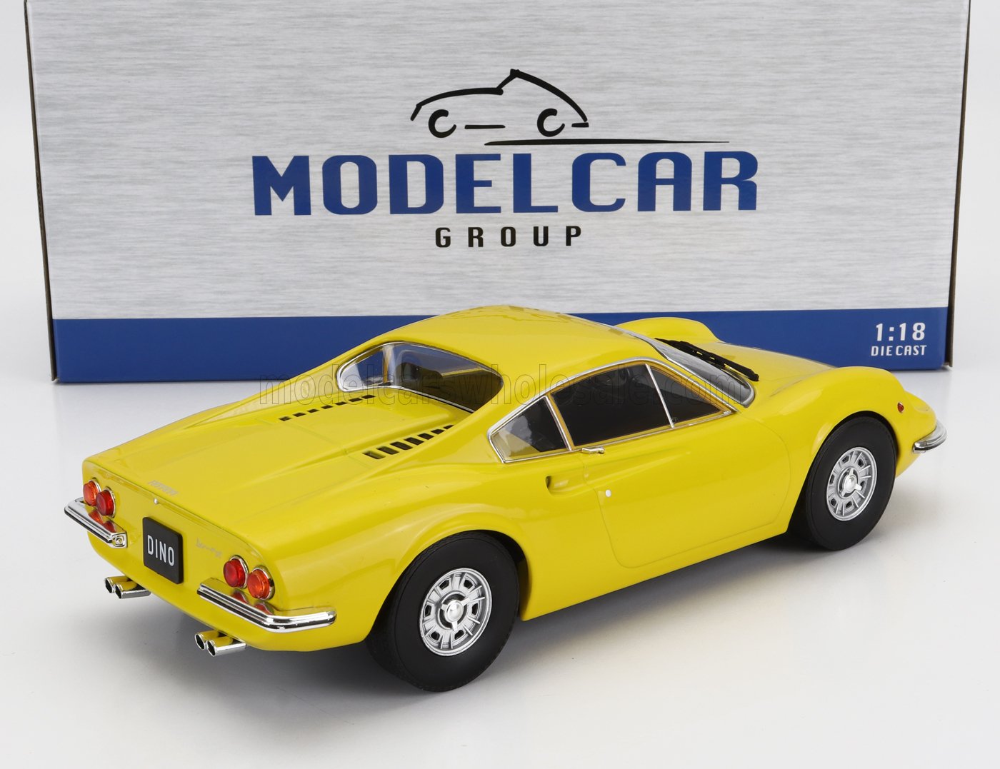 MCG - 1/18 - FERRARI - DINO 246 GT 1969 - YELLOW