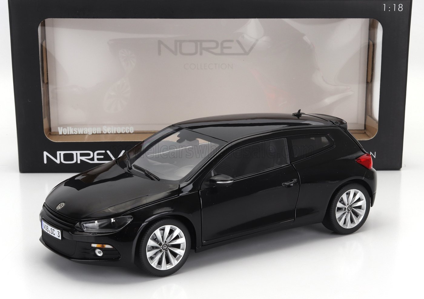 NOREV - 1/18 - VOLKSWAGEN - SCIROCCO MKI 2009 - BLACK