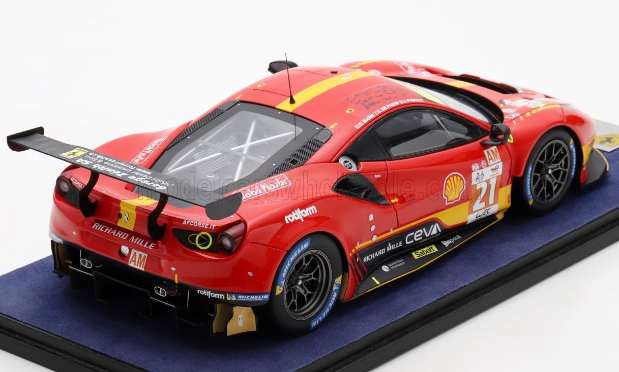 LOOKSMART - 1/18 - FERRARI - 488 GTE EVO 3.9L TURBO V8 TEAM AF CORSE N –  lacasadelmodellismo