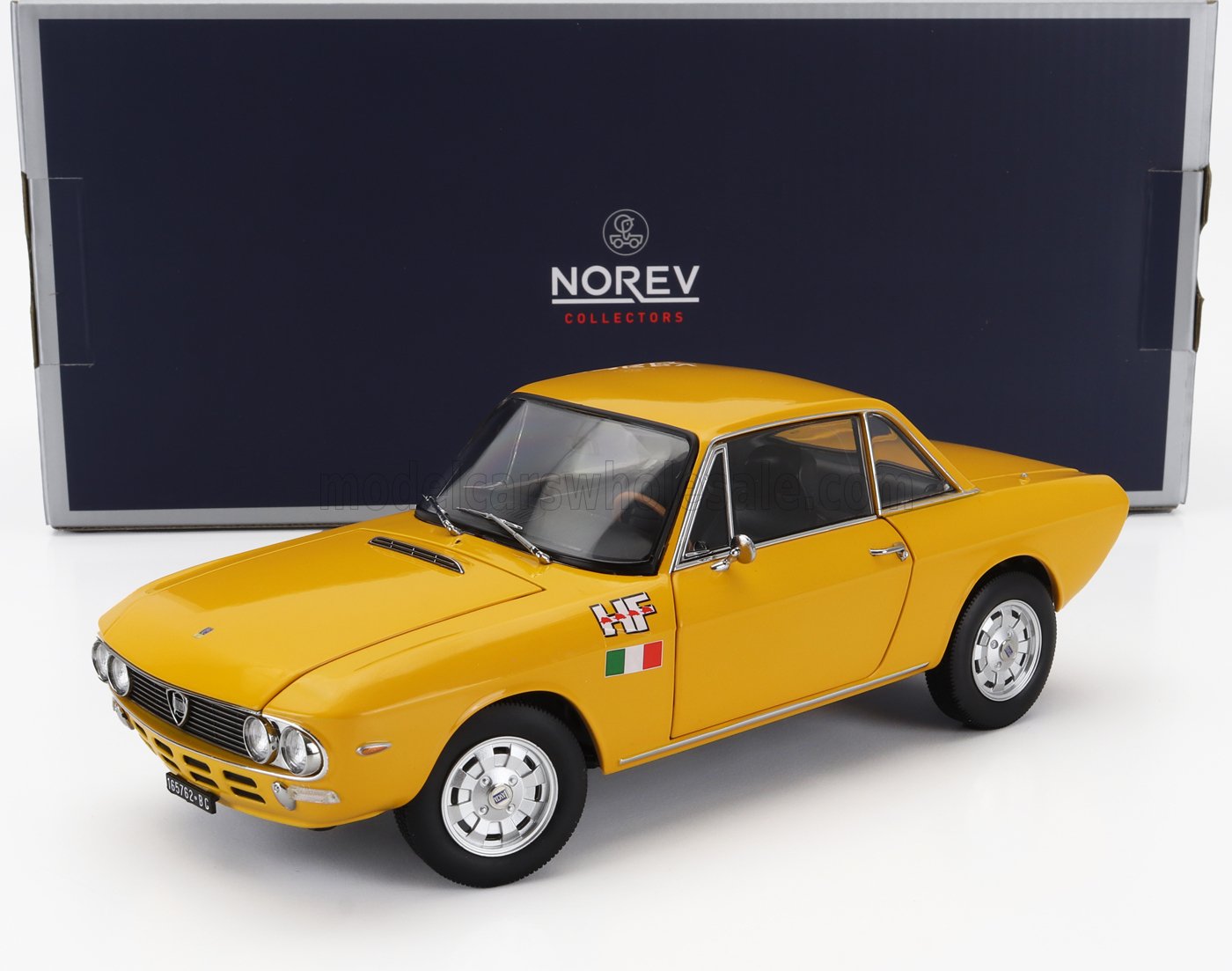 NOREV - 1/18 - LANCIA - FULVIA 1600 HF LUSSO 1971 - ORANGE