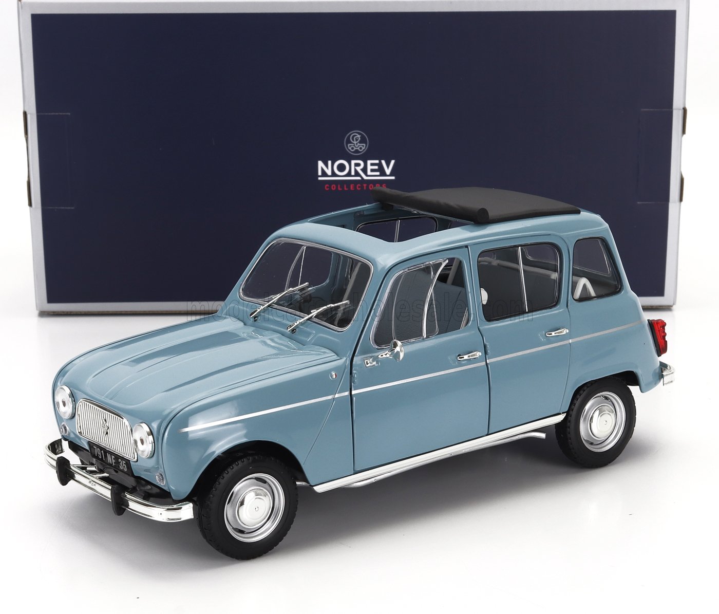 NOREV - 1/18 - RENAULT - 4L 1966 - BLUE