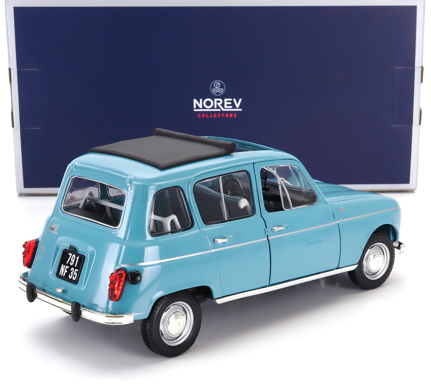 NOREV - 1/18 - RENAULT - 4L 1966 - BLUE