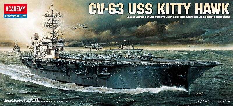 1/800 USS CV-63 KITTY HAWK 1/800 modellino da collezione 27 lacasadelmodellismo