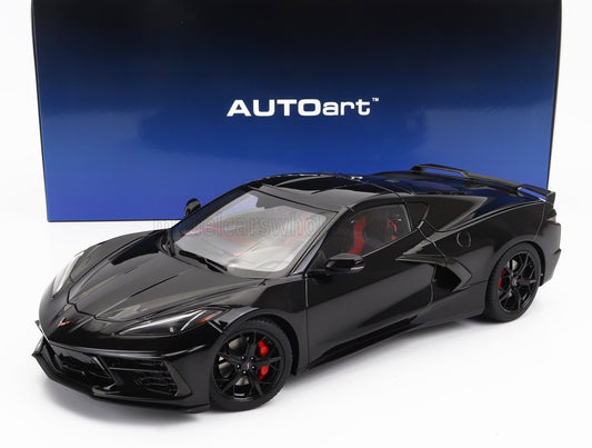 AUTOART - 1/18 - CHEVROLET - CORVETTE C8 Z51 STINGRAY SPIDER 2020 - BLACK