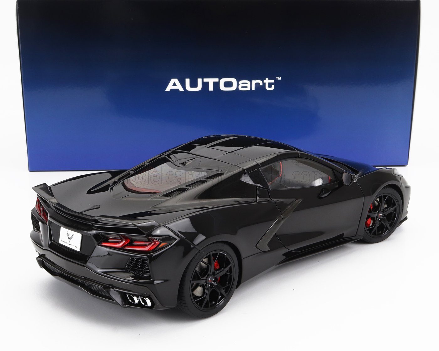 AUTOART - 1/18 - CHEVROLET - CORVETTE C8 Z51 STINGRAY SPIDER 2020 - BLACK