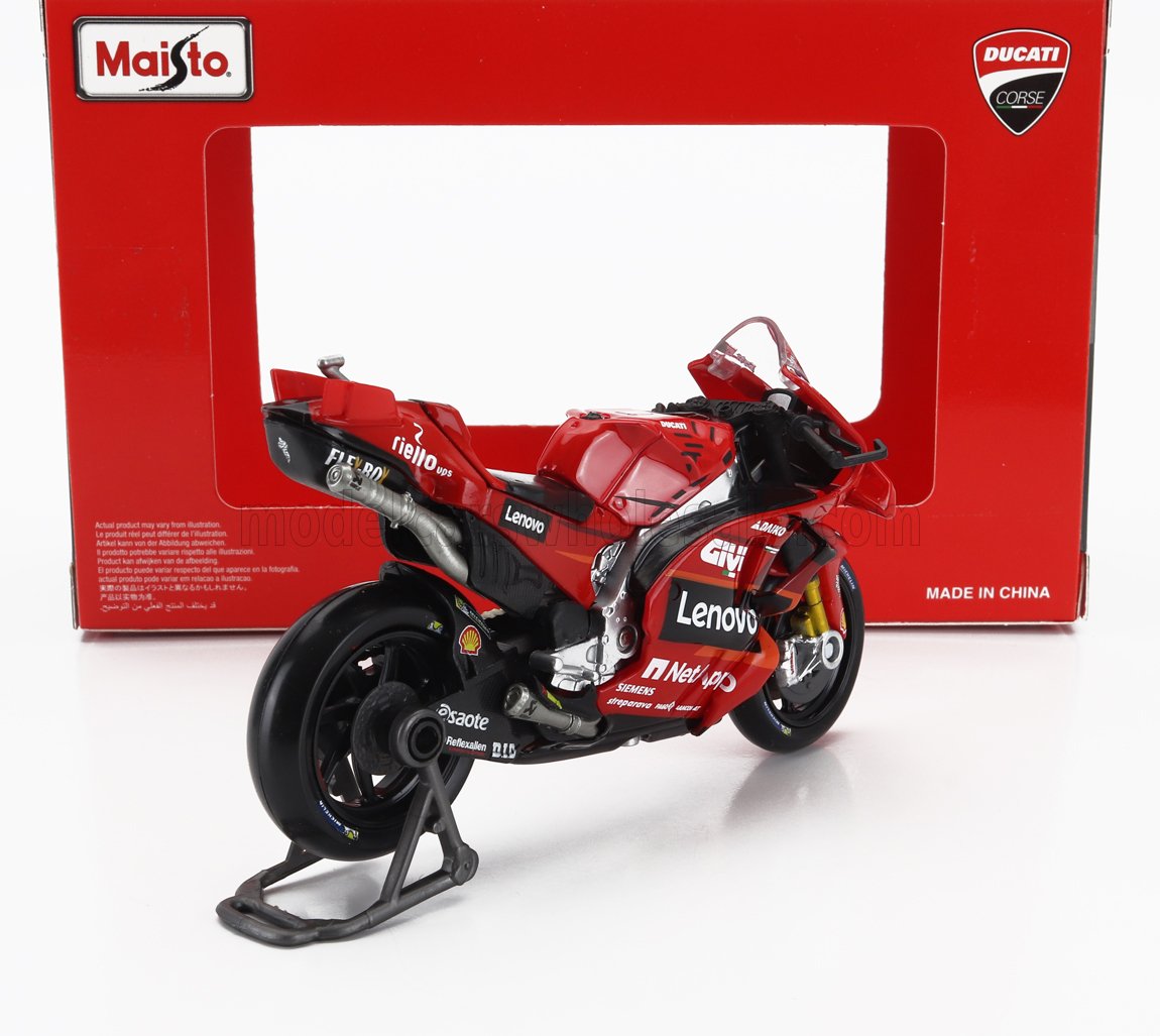 MAISTO - 1/18 - DUCATI - DESMOSEDICI GP23 TEAM LENOVO N 23 MOTOGP SEASON 2023 ENEA BASTIANINI - RED