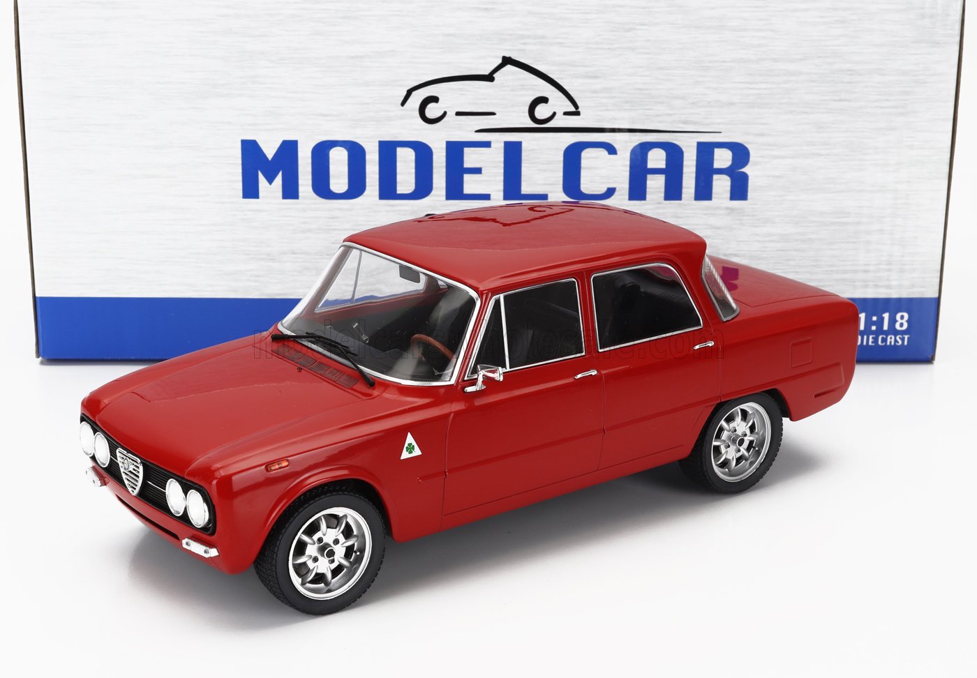 MCG - 1/18 - ALFA ROMEO - NUOVA GIULIA 1600 SUPER 1974 - RED