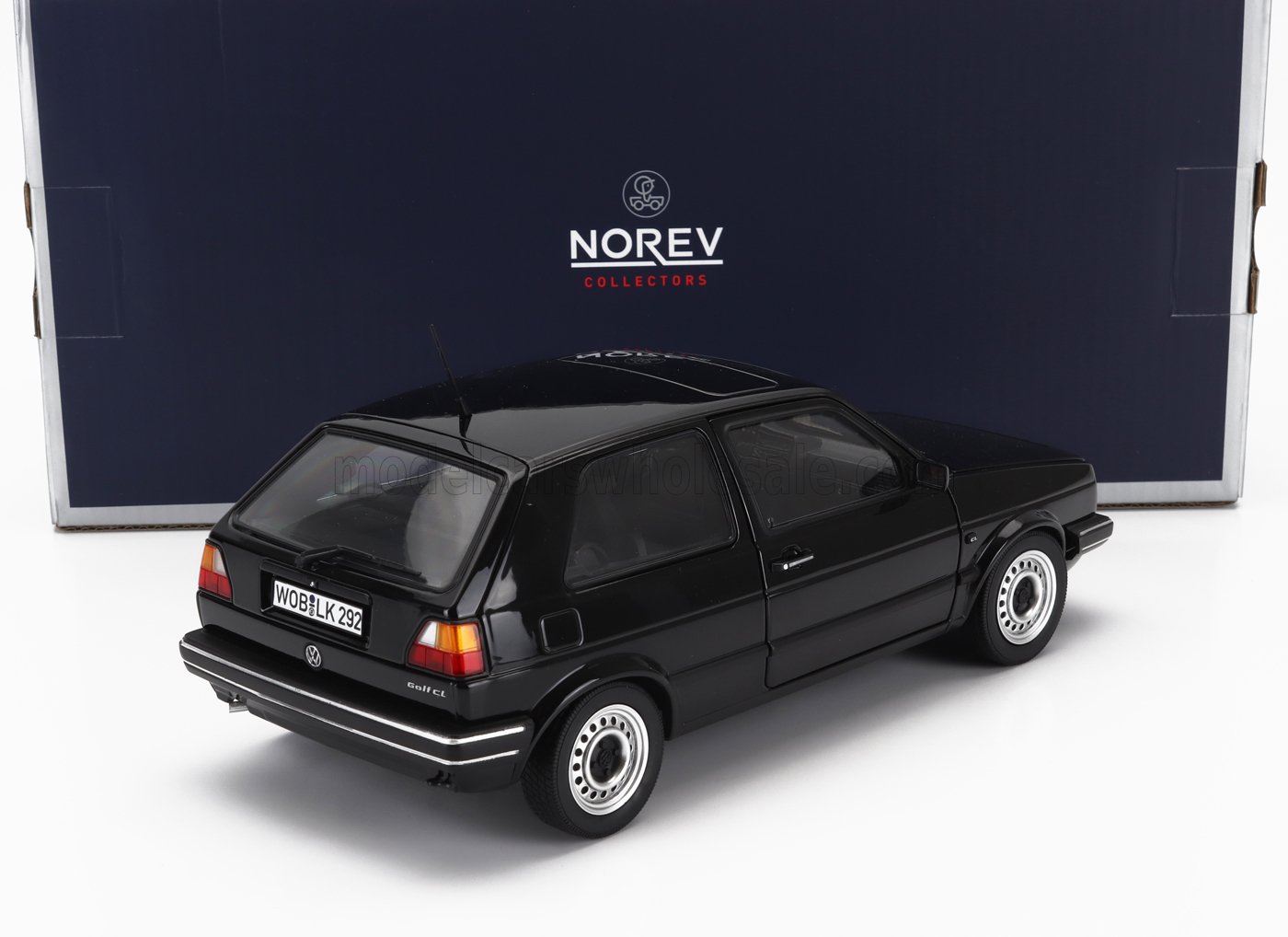 NOREV - 1/18 - VOLKSWAGEN - GOLF II CL 1988 - BLACK