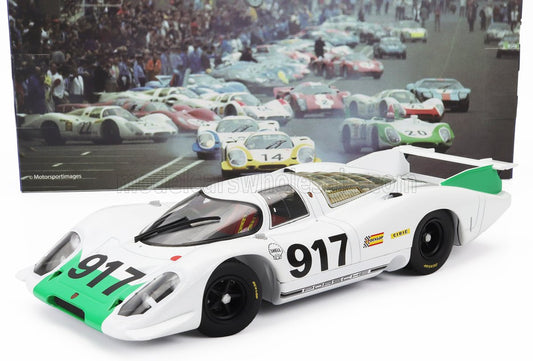 WERK83 - 1/18 - PORSCHE - 917LH 4.5L N 917 GENEVE MOTOR SHOW 1969 - WHITE GREEN