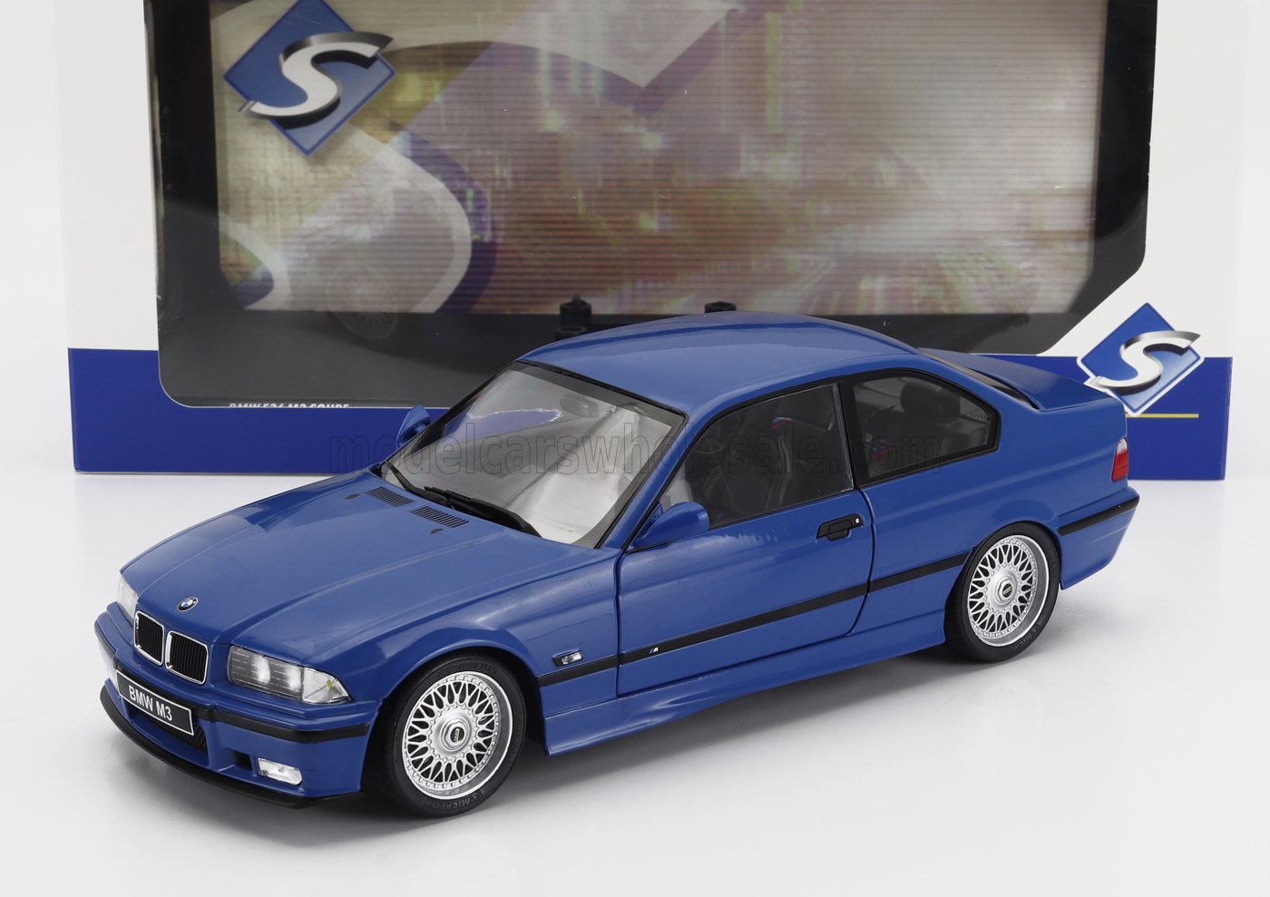 SOLIDO - 1/18 - BMW - 3-SERIES M3 (E36) COUPE 1996 - BLUE