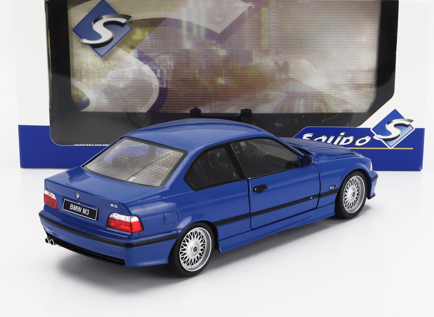 SOLIDO - 1/18 - BMW - 3-SERIES M3 (E36) COUPE 1996 - BLUE