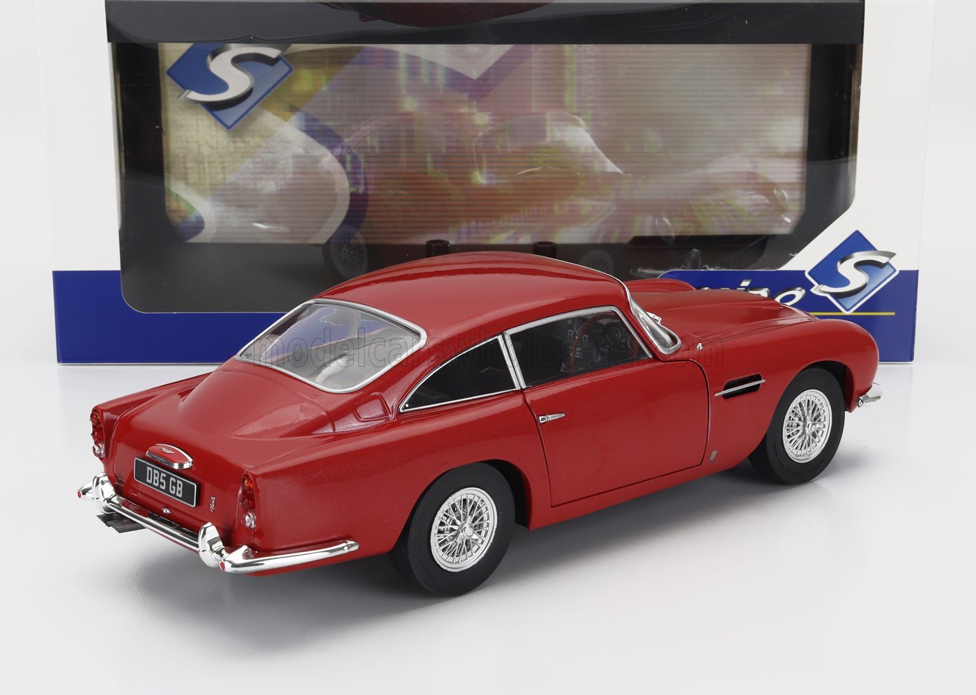 SOLIDO - 1/18 - ASTON MARTIN - DB5 COUPE 1964 - RED