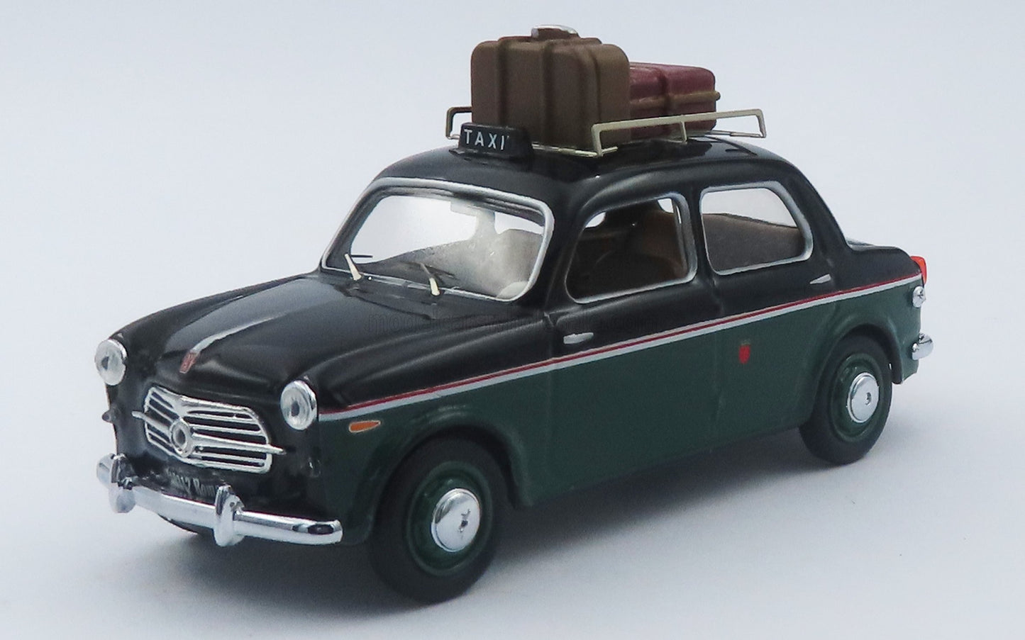 RIO-MODELS - 1/43 - FIAT - 1100 TAXI ROMA 1956 - BLACK GREEN