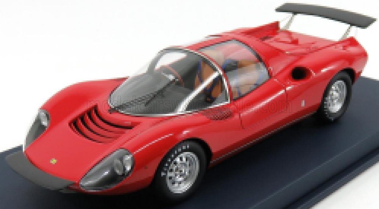 TOPMARQUES - 1/18 - FERRARI - DINO 206S COMPETIZIONE PININFARINA 1967 - RED