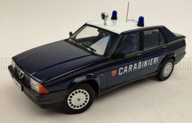 TRIPLE9 - 1/18 - ALFA ROMEO - 75 CARABINIERI - POLICE - 1988 - BLUE WHITE