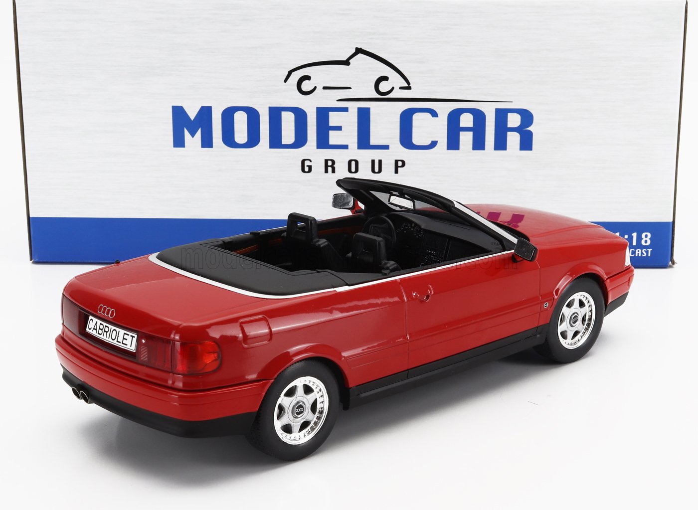 MCG - 1/18 - AUDI - 80 CABRIOLET 1991 - RED