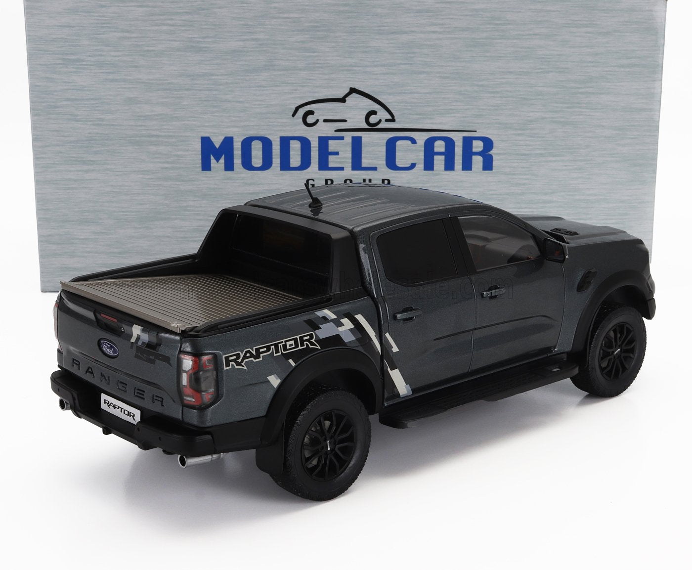 MCG - 1/18 - FORD USA - RANGER RAPTOR PICK-UP DOUBLE CABINE 2023 - DARK GREY