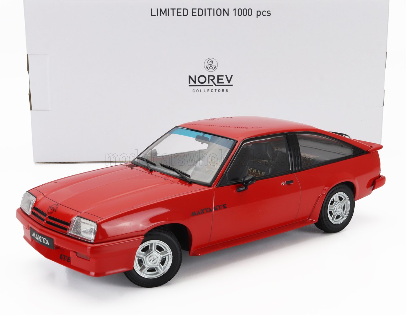 NOREV - 1/18 - OPEL - MANTA CC GT/E COUPE 1982 - RED