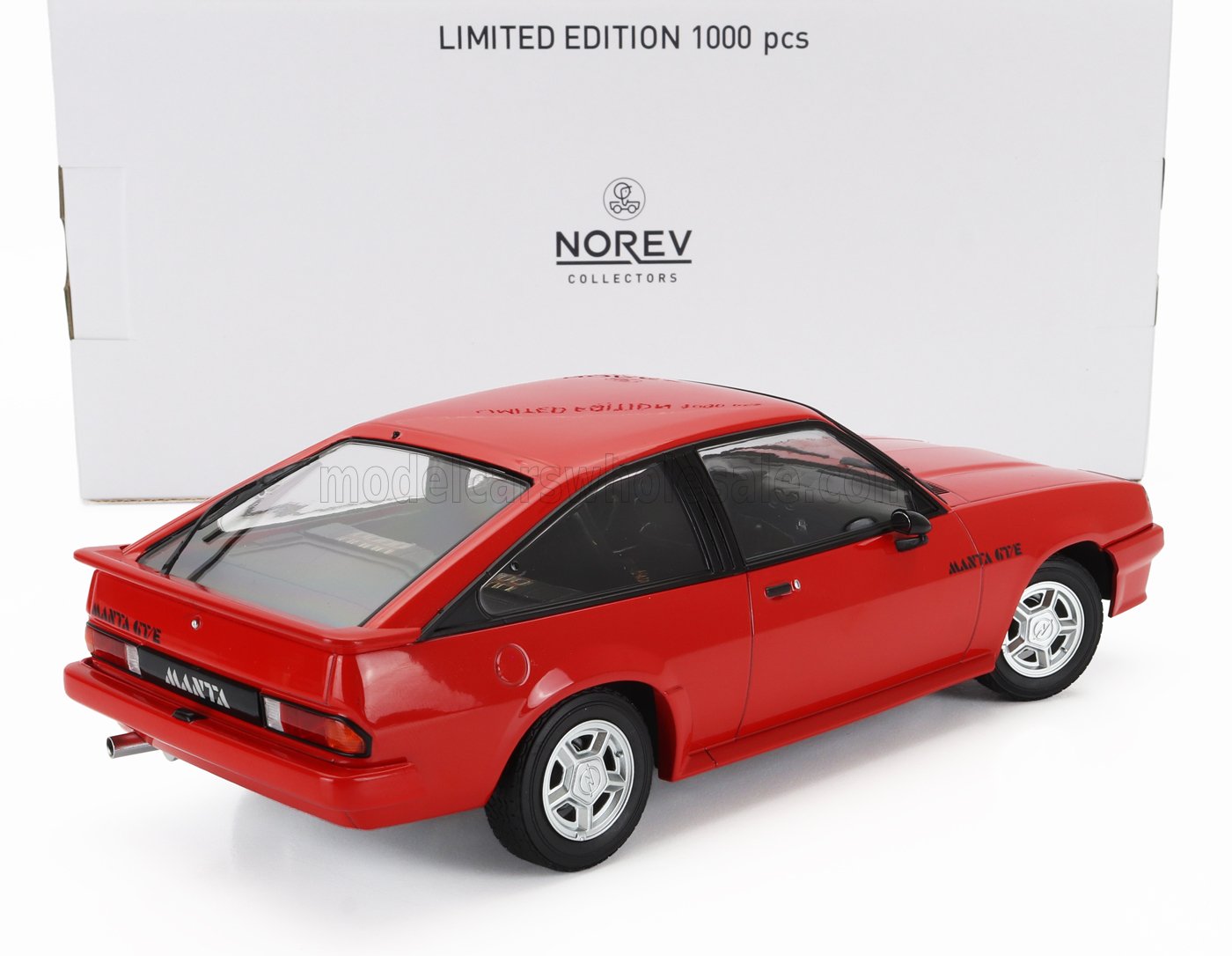 NOREV - 1/18 - OPEL - MANTA CC GT/E COUPE 1982 - RED