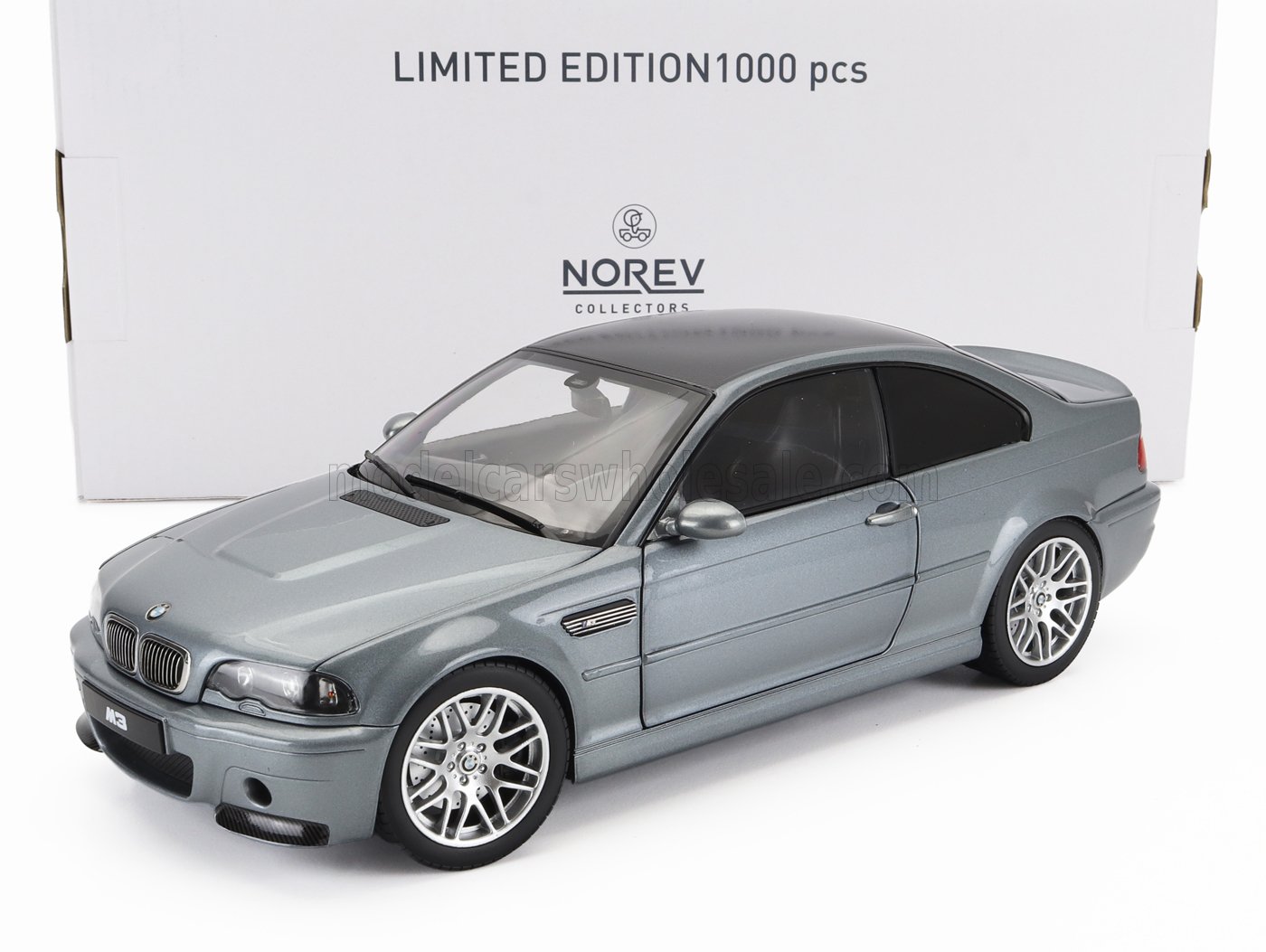 NOREV - 1/18 - BMW - 3-SERIES M3 CSL (E46) COUPE 2003 - GREY CARBON