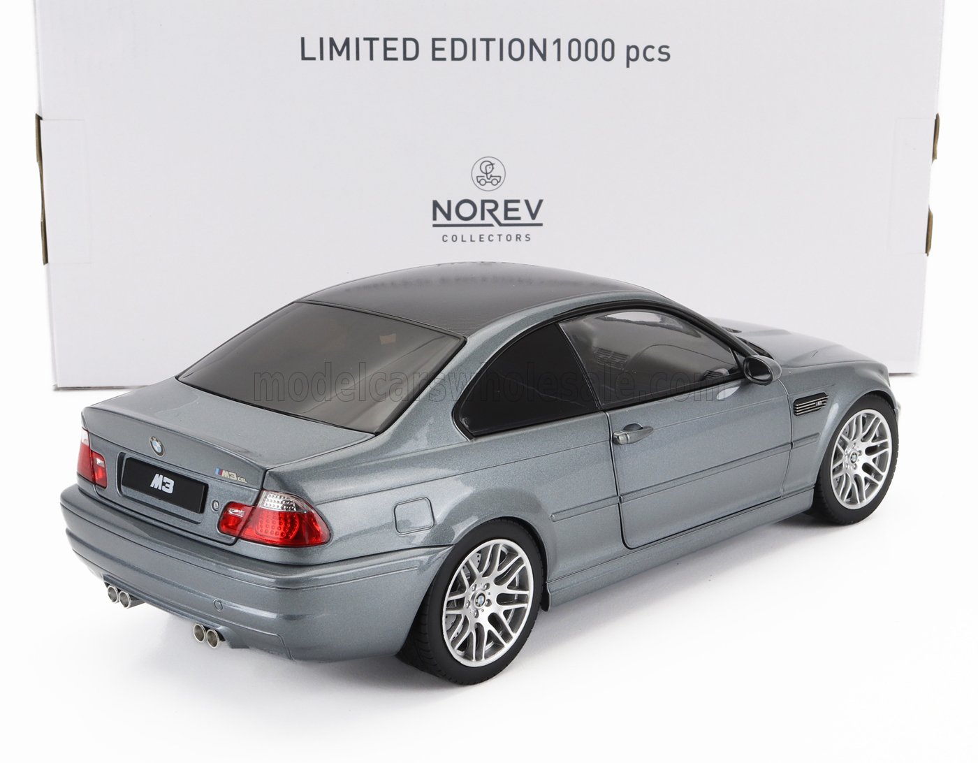 NOREV - 1/18 - BMW - 3-SERIES M3 CSL (E46) COUPE 2003 - GREY CARBON