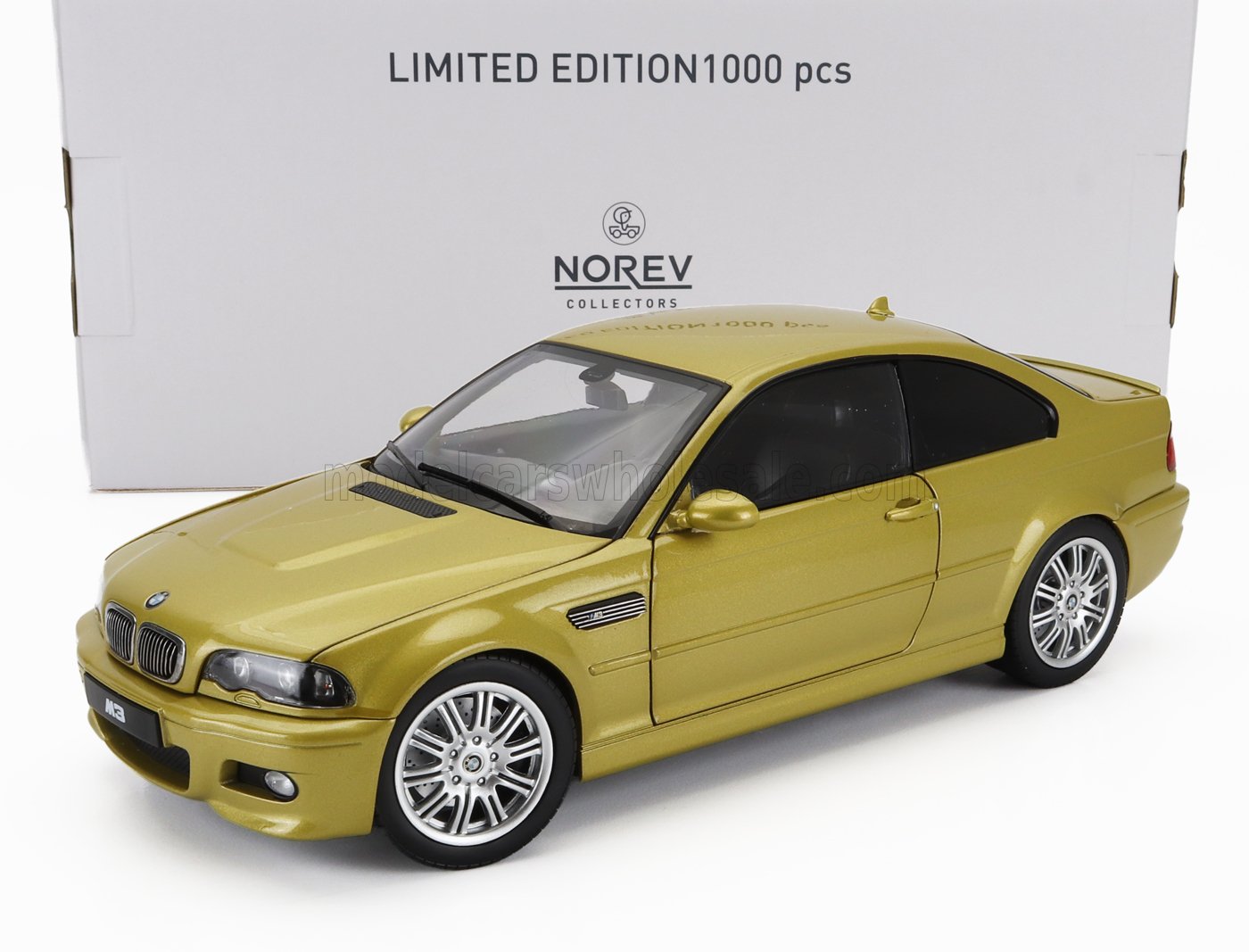 NOREV - 1/18 - BMW - 3-SERIES M3 (E46) COUPE 2000 - YELLOW MET