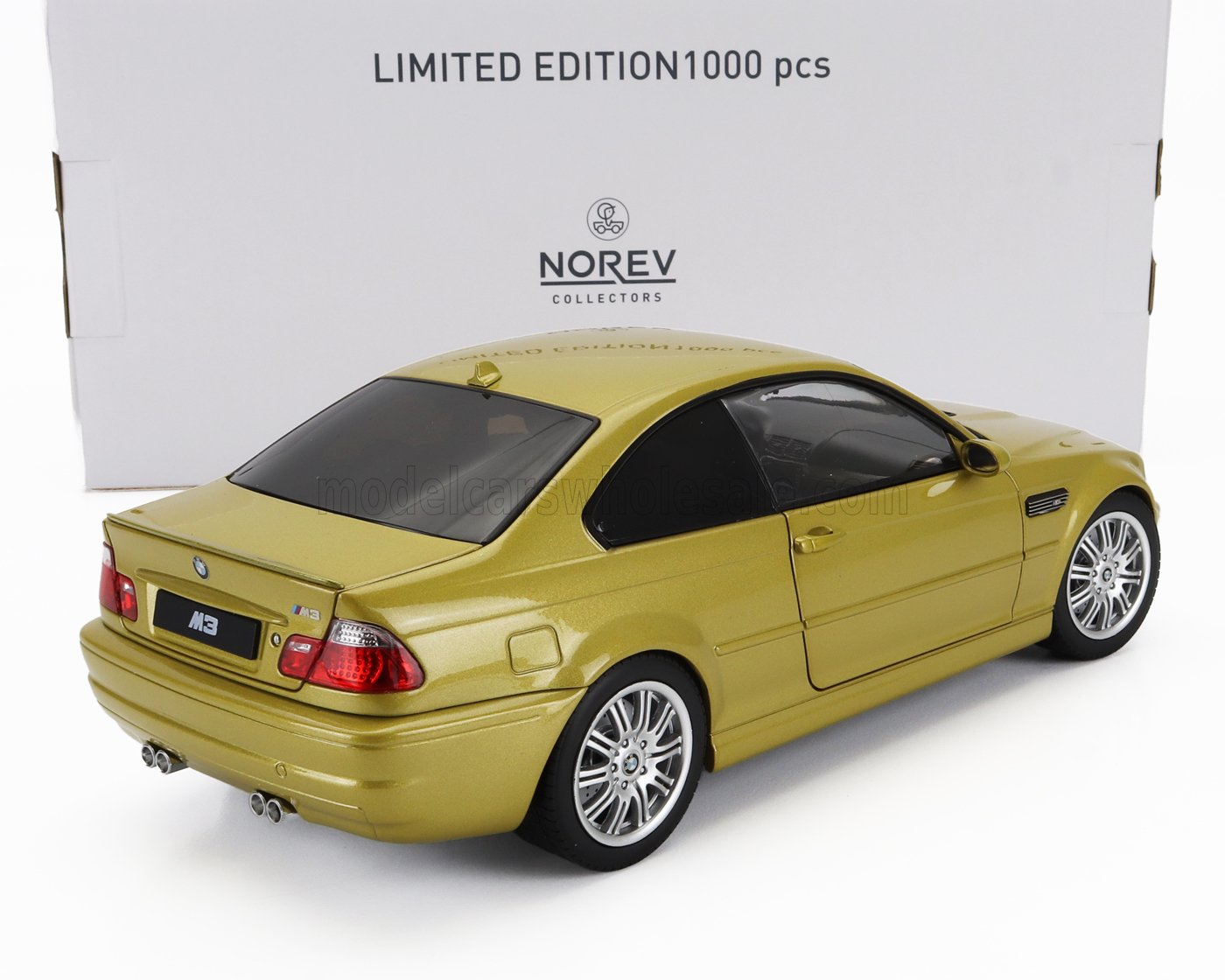 NOREV - 1/18 - BMW - 3-SERIES M3 (E46) COUPE 2000 - YELLOW MET