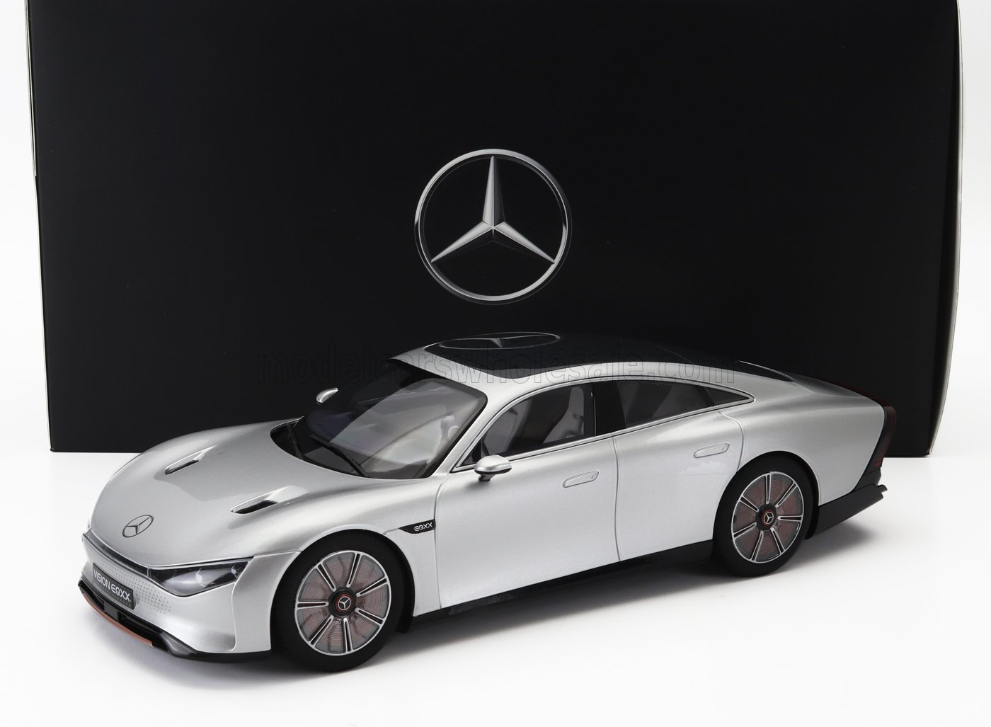 NZG - 1/18 - MERCEDES BENZ - VISION EQXX ELECTRIC CAR 2022 - SILVER